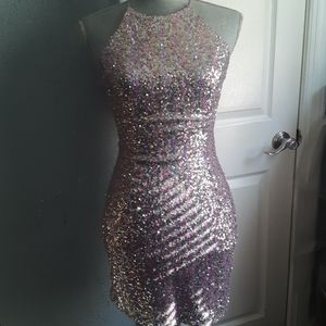 B Darlin Sequin Sparkle Dress